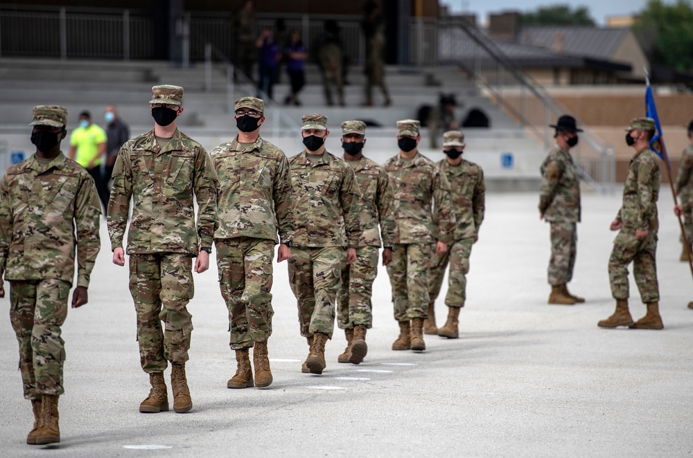 U.S. Air Force Basic Military Training Graduation and Coining Ceremony