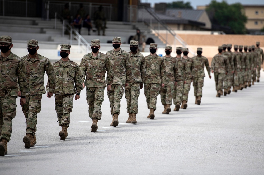 U.S. Air Force Basic Military Training Graduation and Coining Ceremony