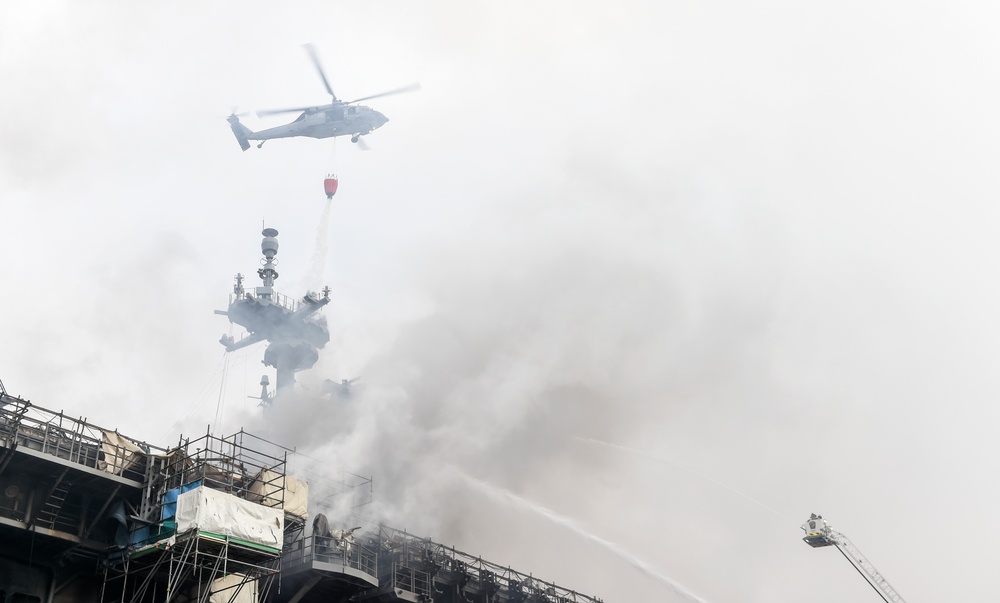 USS Bonhomme Richard (LHD 6) Fire