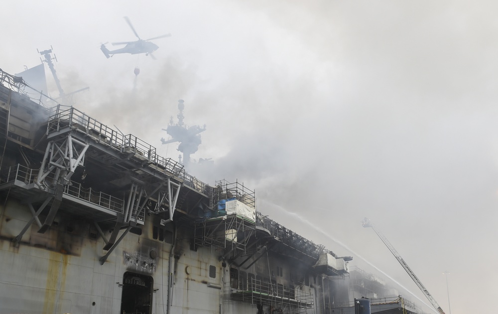 USS Bonhomme Richard (LHD 6) Fire