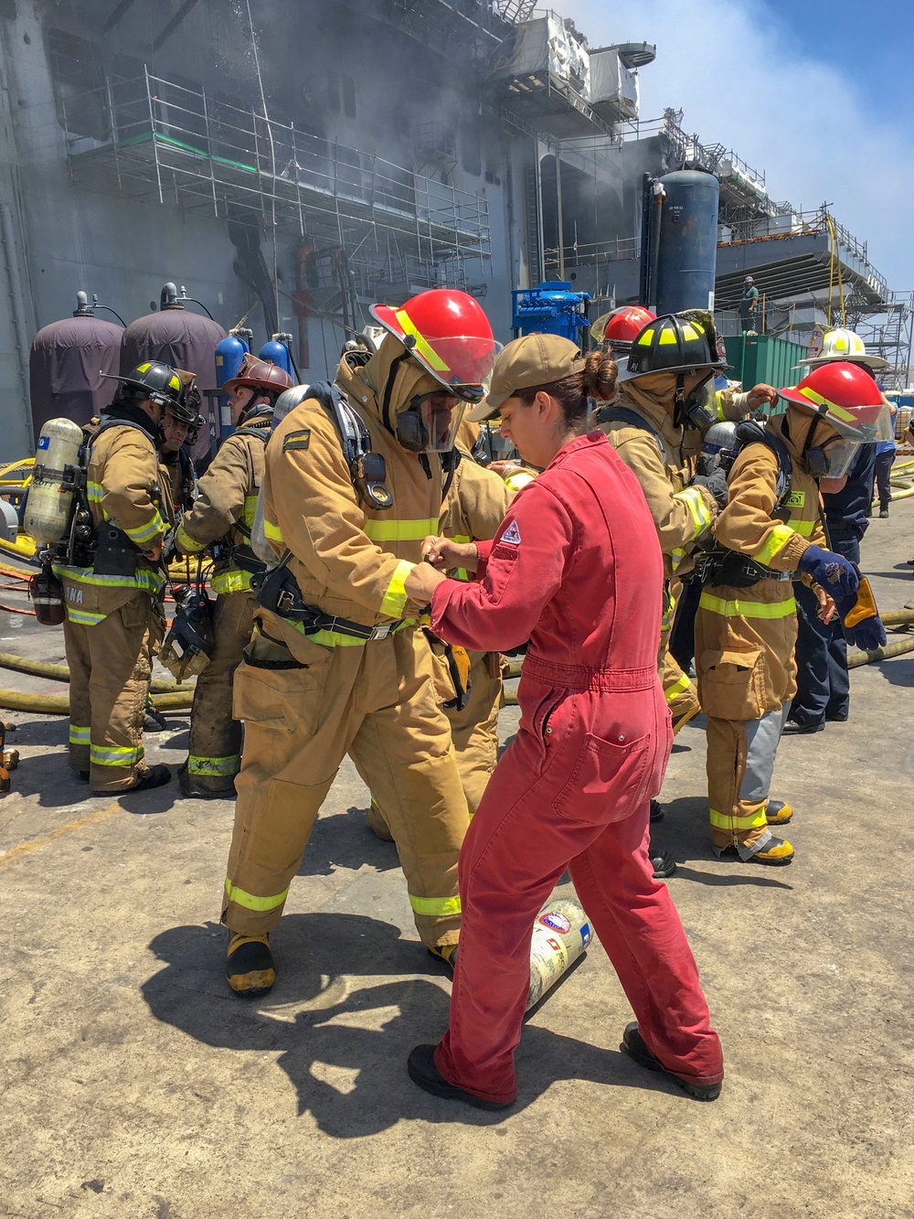 USS Bonhomme Richard (LHD 6) Fire