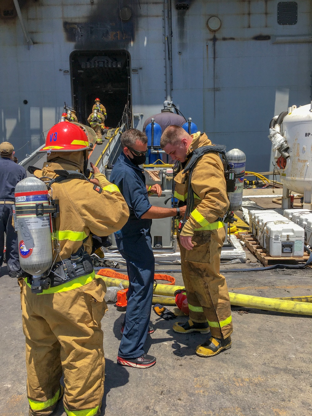 USS Bonhomme Richard (LHD 6) Fire