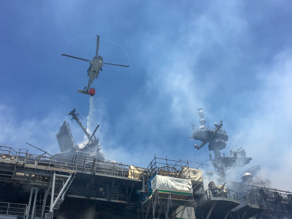 USS Bonhomme Richard (LHD 6) Fire