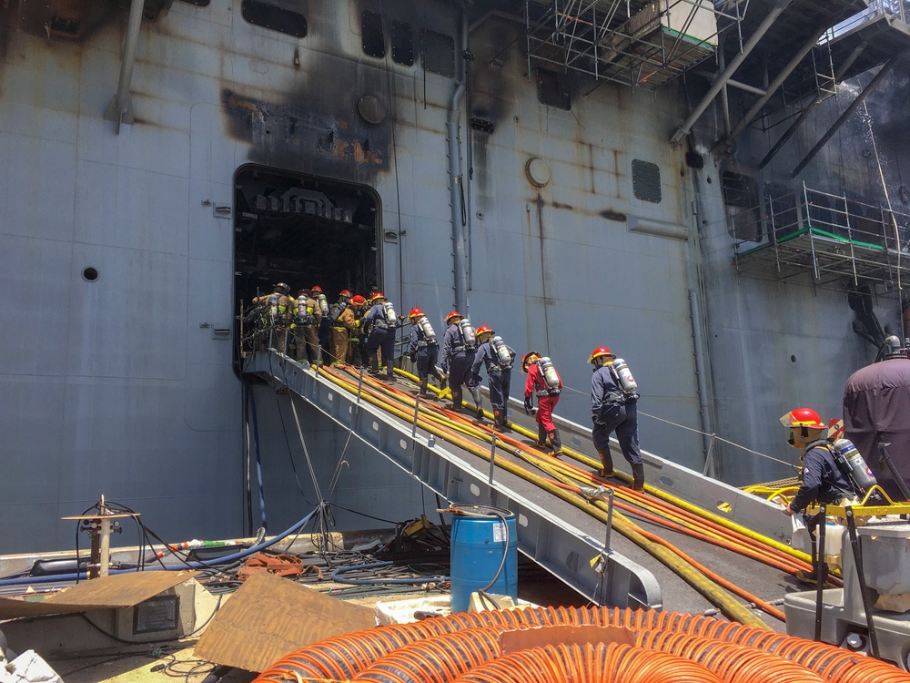 USS Bonhomme Richard (LHD 6) Fire