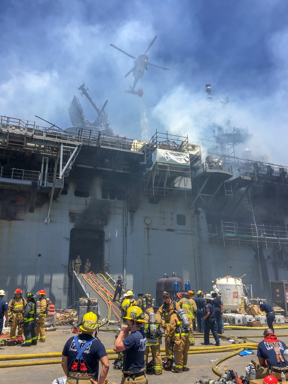 USS Bonhomme Richard (LHD 6) Fire