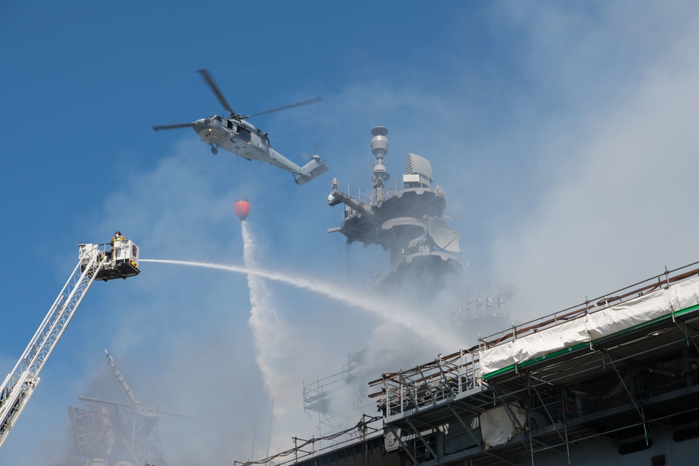 USS Bonhomme Richard (LHD 6) Fire