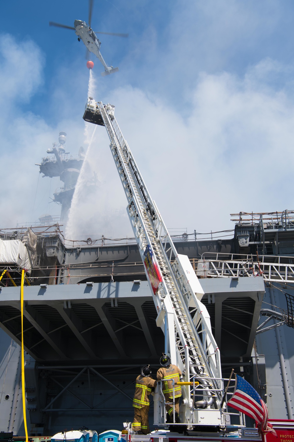 USS Bonhomme Richard (LHD 6) Fire