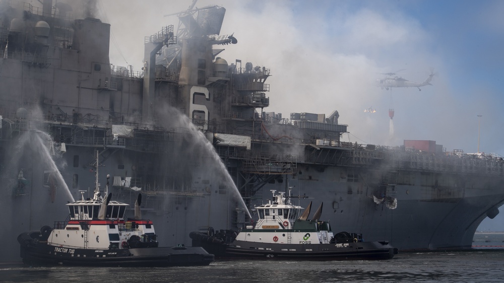 USS Bonhomme Richard (LHD 6) Fire