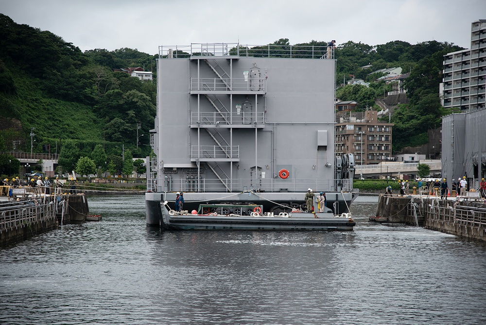 FLEET ACTIVITIES YOKOSUKA DRY DOCK EVOLUTION