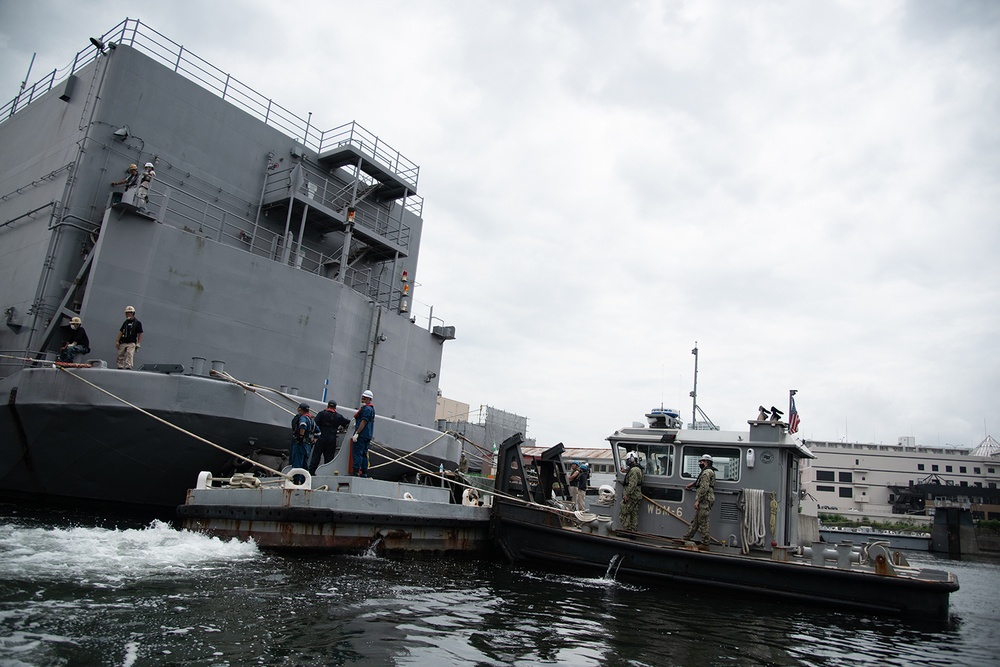 FLEET ACTIVITIES YOKOSUKA DRY DOCK EVOLUTION