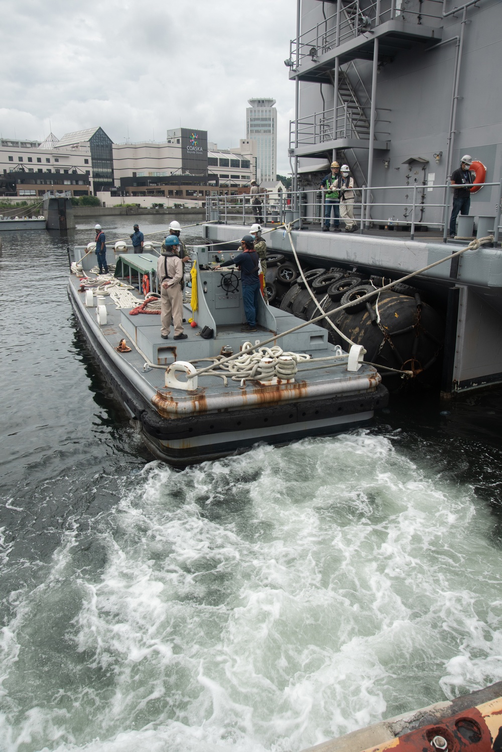 FLEET ACTIVITIES YOKOSUKA DRY DOCK EVOLUTION