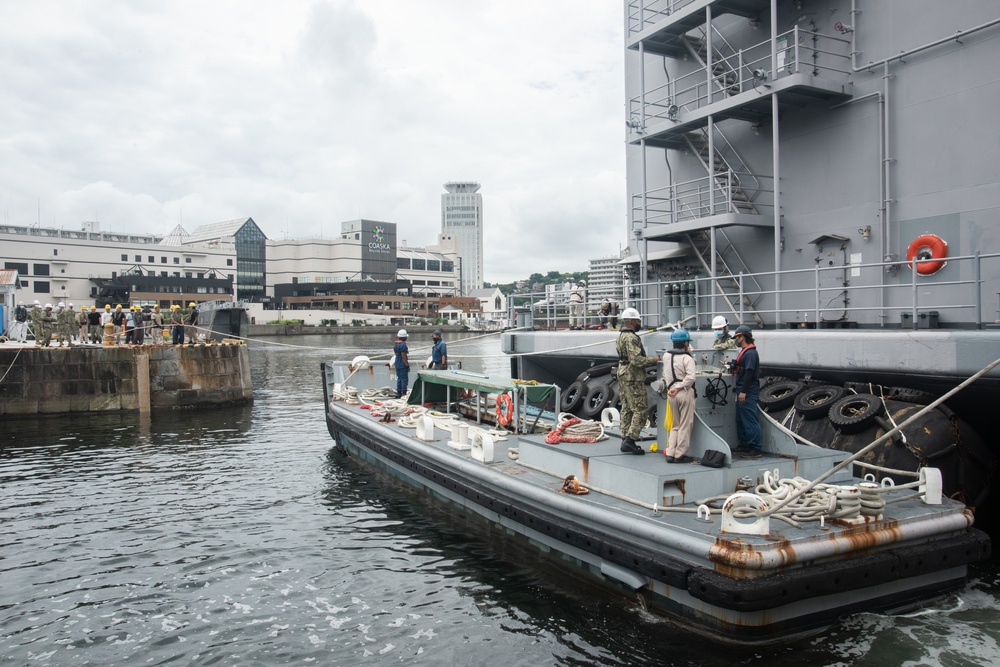 FLEET ACTIVITIES YOKOSUKA DRY DOCK EVOLUTION