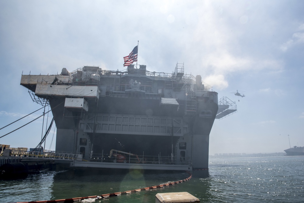 USS Bonhomme Richard (LHD 6) Fire