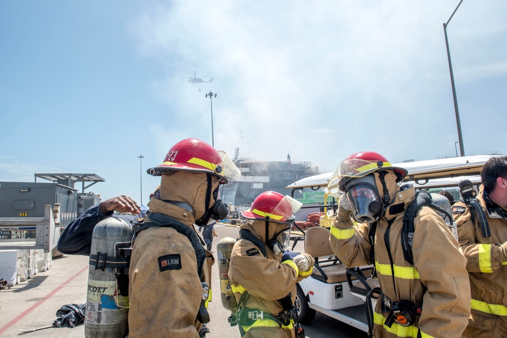 USS Bonhomme Richard (LHD 6) Fire