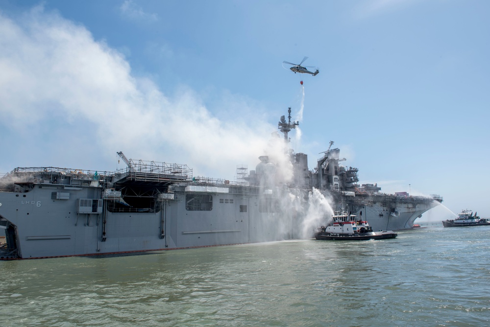 USS Bonhomme Richard (LHD 6) Fire