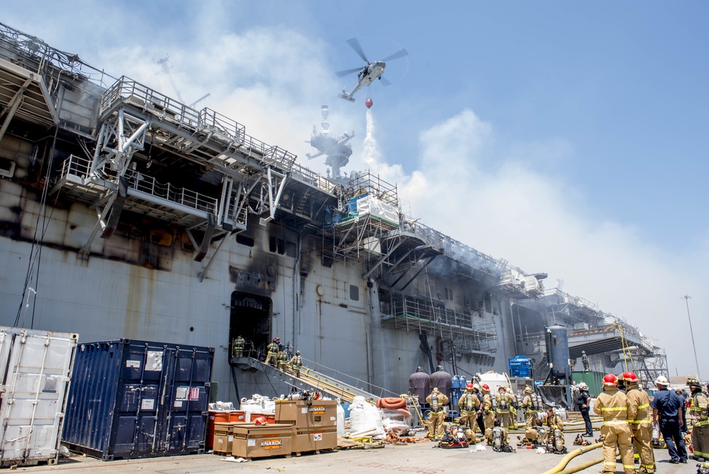 USS Bonhomme Richard (LHD 6) Fire