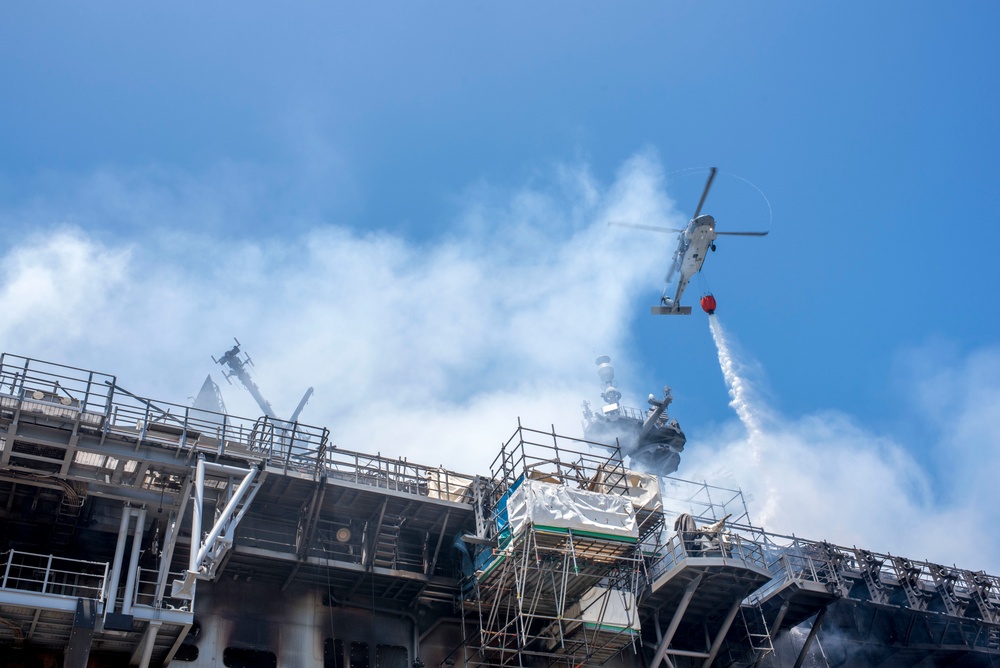 USS Bonhomme Richard (LHD 6) Fire