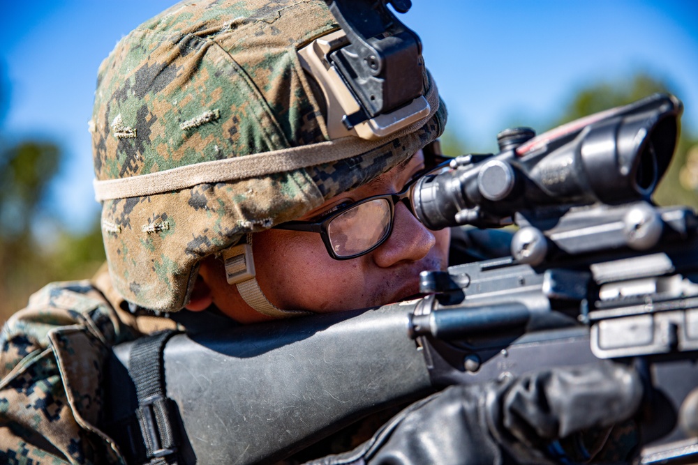 MRF-D Marines conduct small arms defensive training