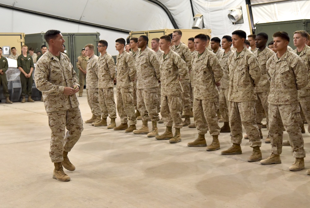 Marines complete Corporals Course while deployed