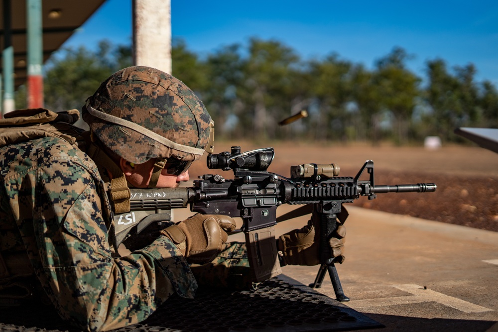 Marines BZO on an ADF rifle range