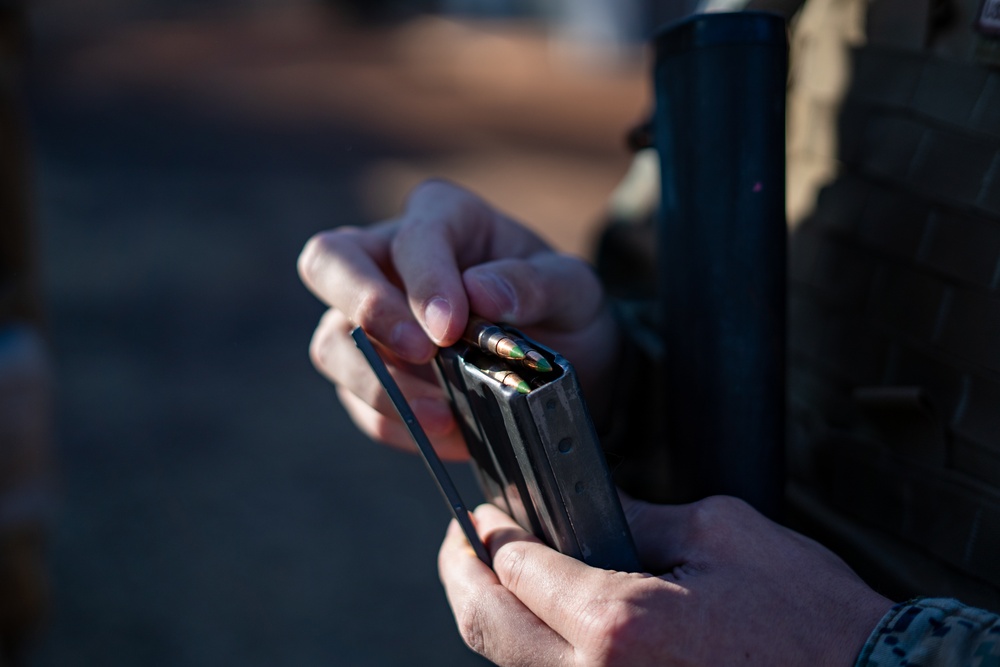 Marines BZO on an ADF rifle range