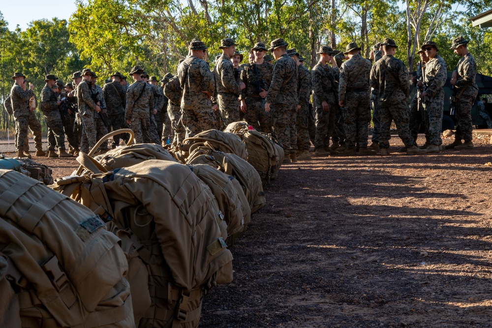 Marines BZO on an ADF rifle range