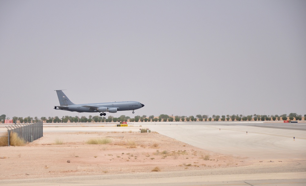 Stratotankers land at Prince Sultan Air Base