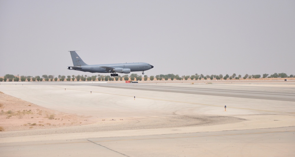 Stratotankers land at Prince Sultan Air Base