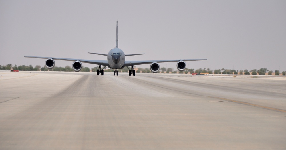 Stratotankers land at Prince Sultan Air Base