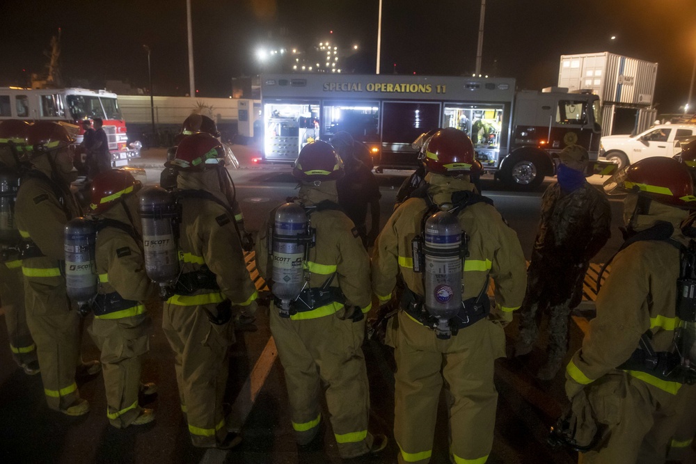 USS Bonhomme Richard (LHD 6) Fire