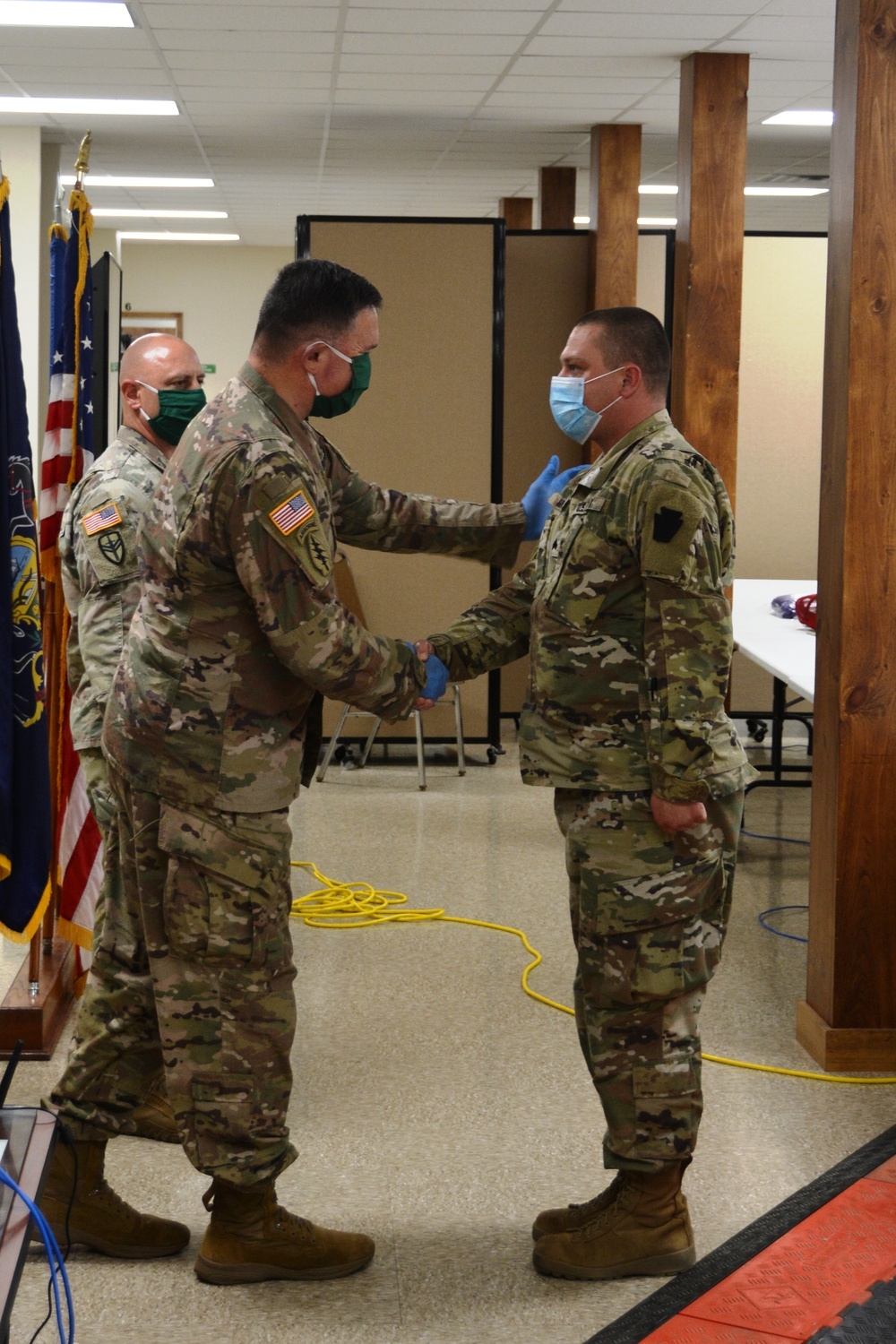 PTF North commander awards coins for COVID-19 service