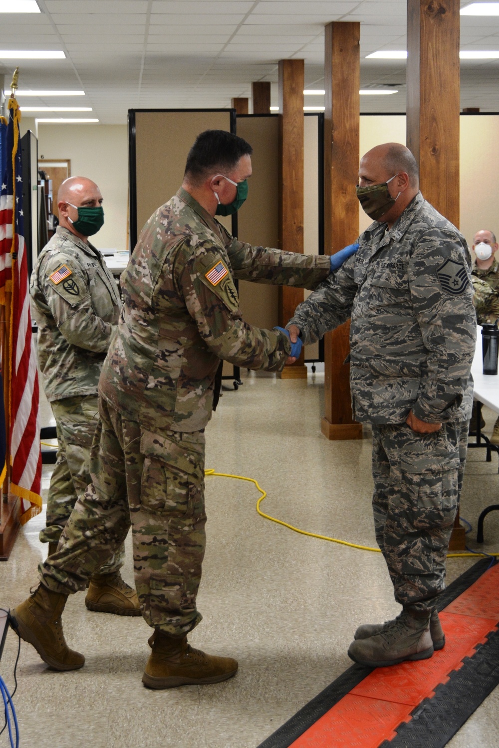 PTF North commander awards coins for COVID-19 service