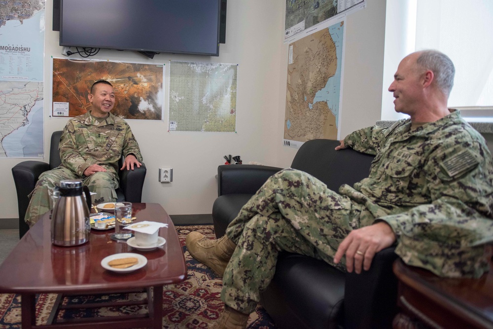 CNREURAFCENT visits CJTF-HOA CG