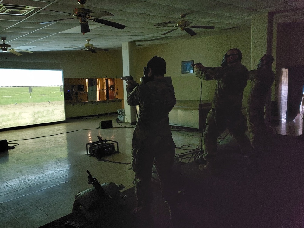 Weapons training
