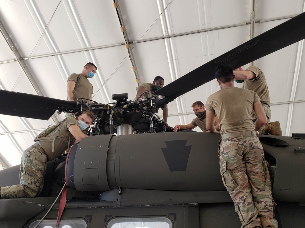 Keeping our helicopters in shape