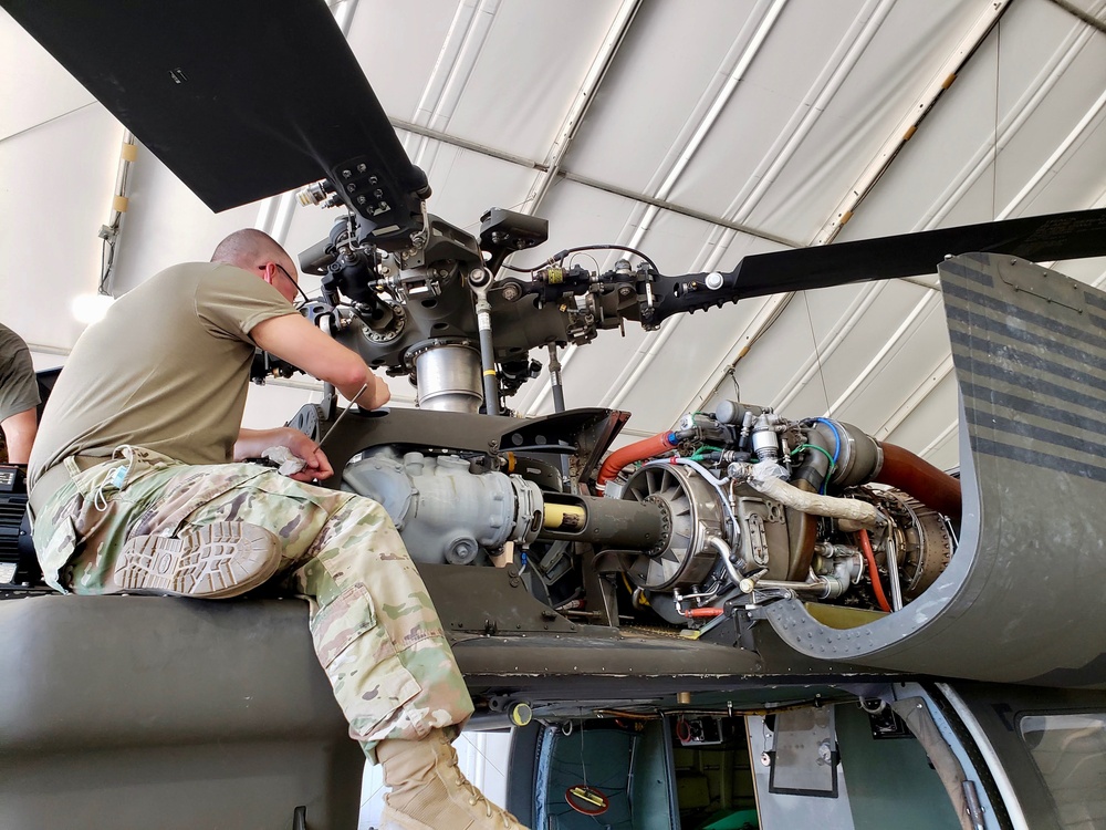 Keeping our helicopters in shape