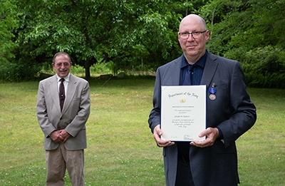 Retired NUWC Division Newport engineer receives Meritorious Civilian Service Award
