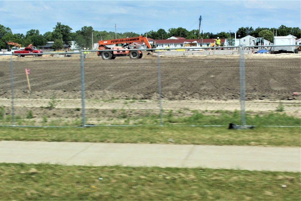 New barracks construction at Fort McCoy