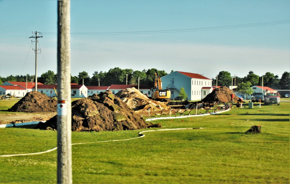 New barracks construction at Fort McCoy