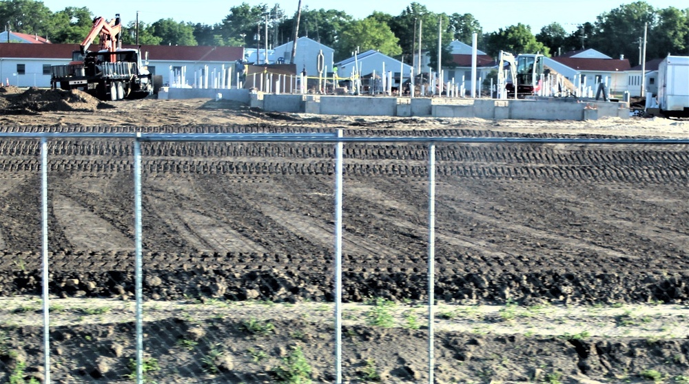 New barracks construction at Fort McCoy