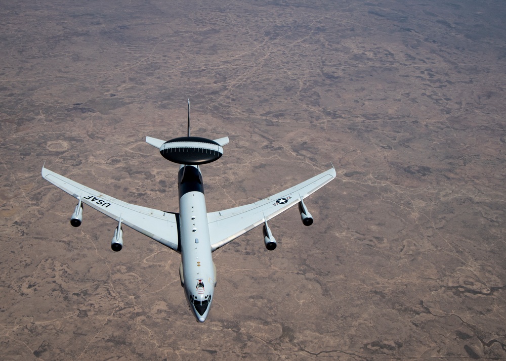 379th AEW Commander flies over USCENTCOM AOR