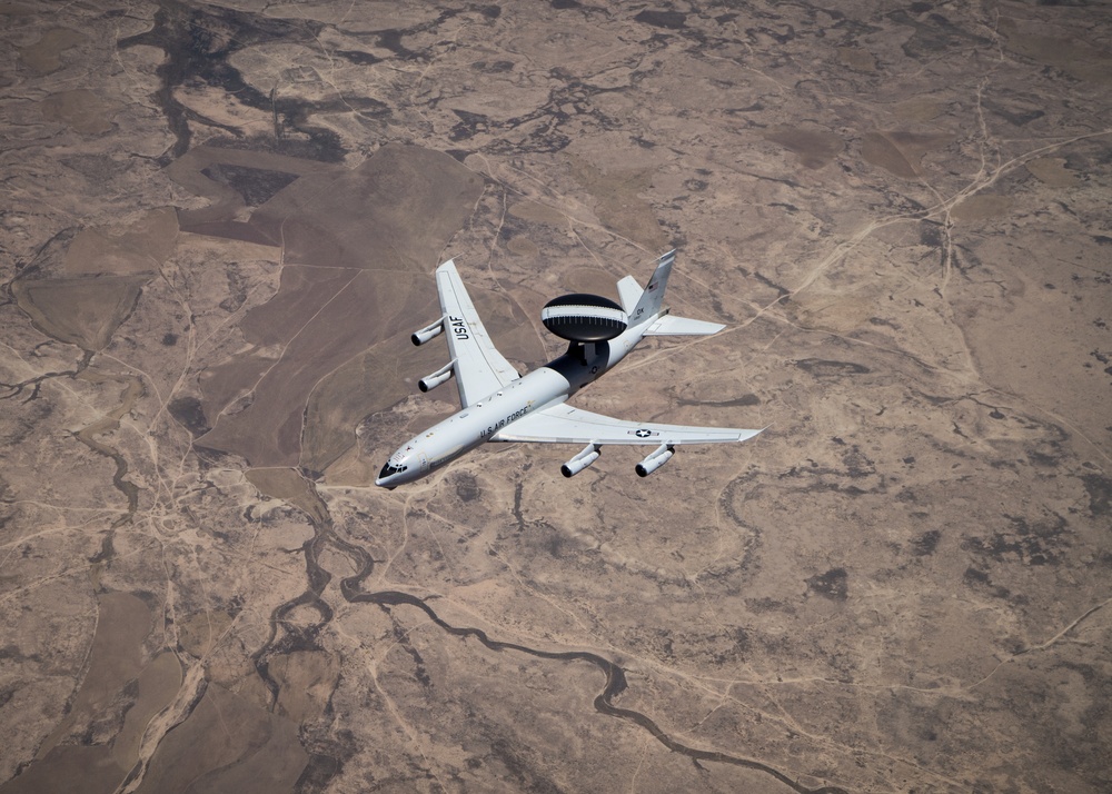 379th AEW Commander flies over USCENTCOM AOR