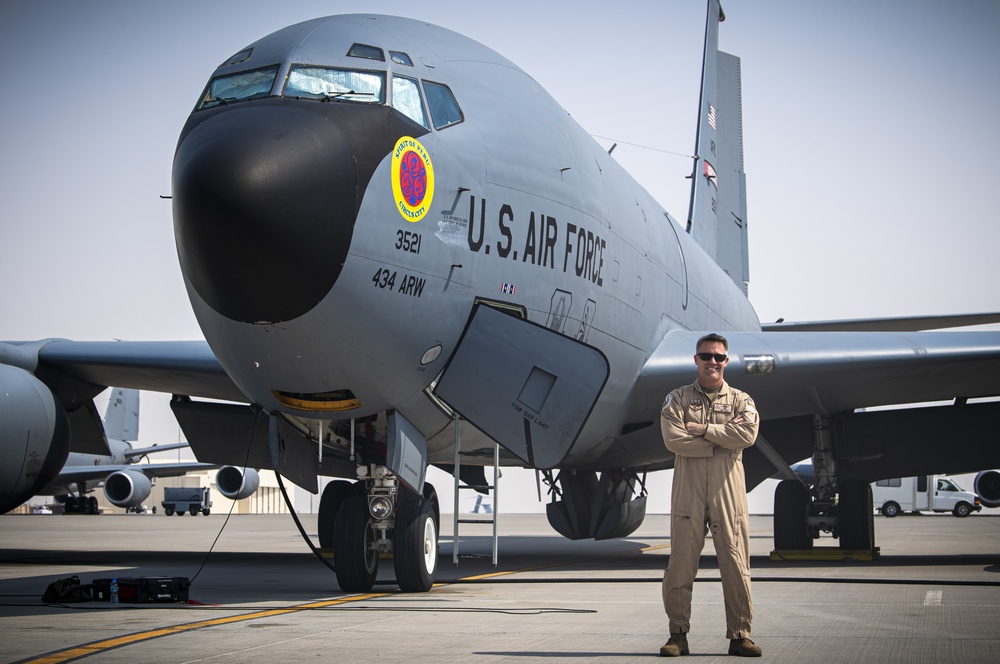 379th AEW Commander flies over USCENTCOM AOR