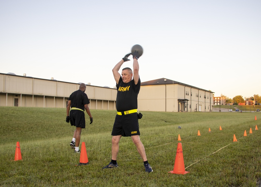 CSM Small ACFT Training Session