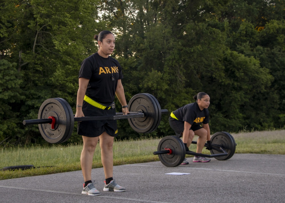 CSM Small ACFT Training Session