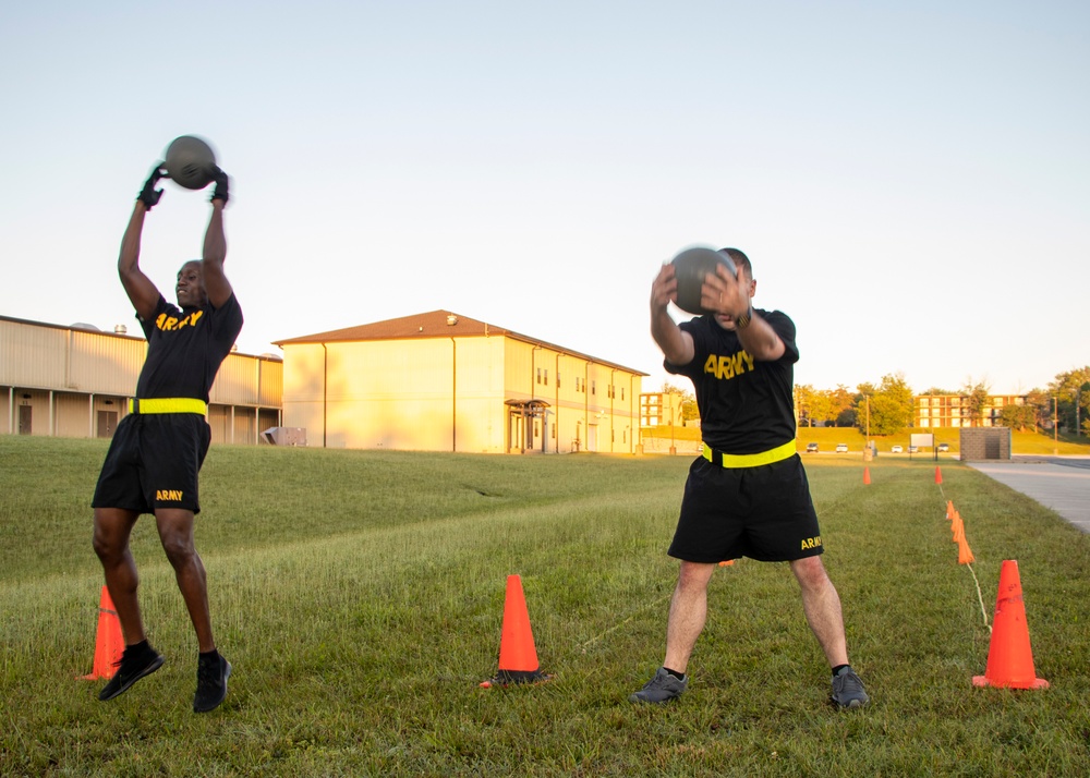 CSM Small ACFT Training Session