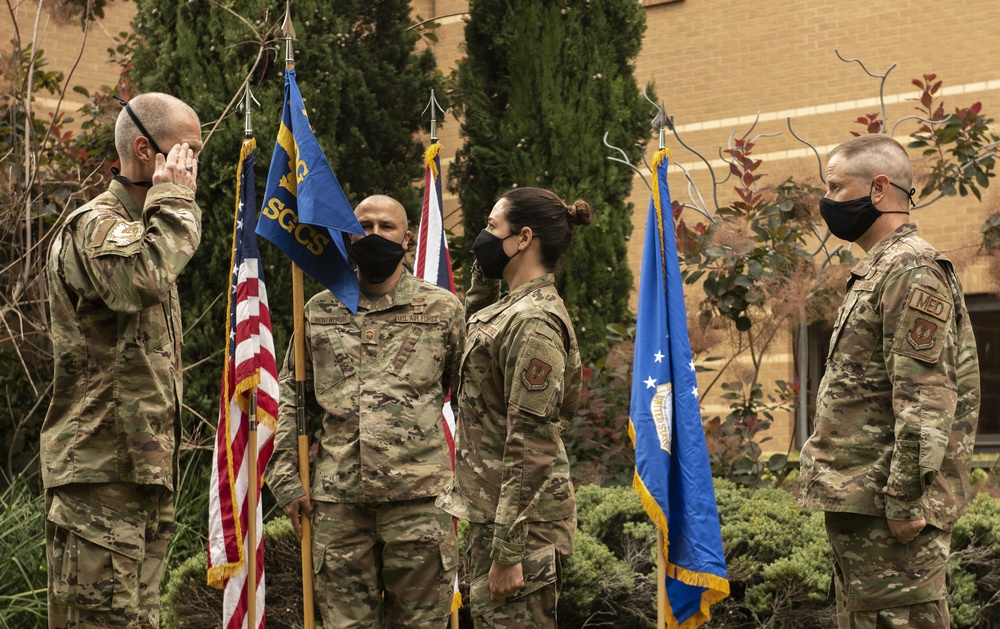 48th SGCS welcomes new squadron commander