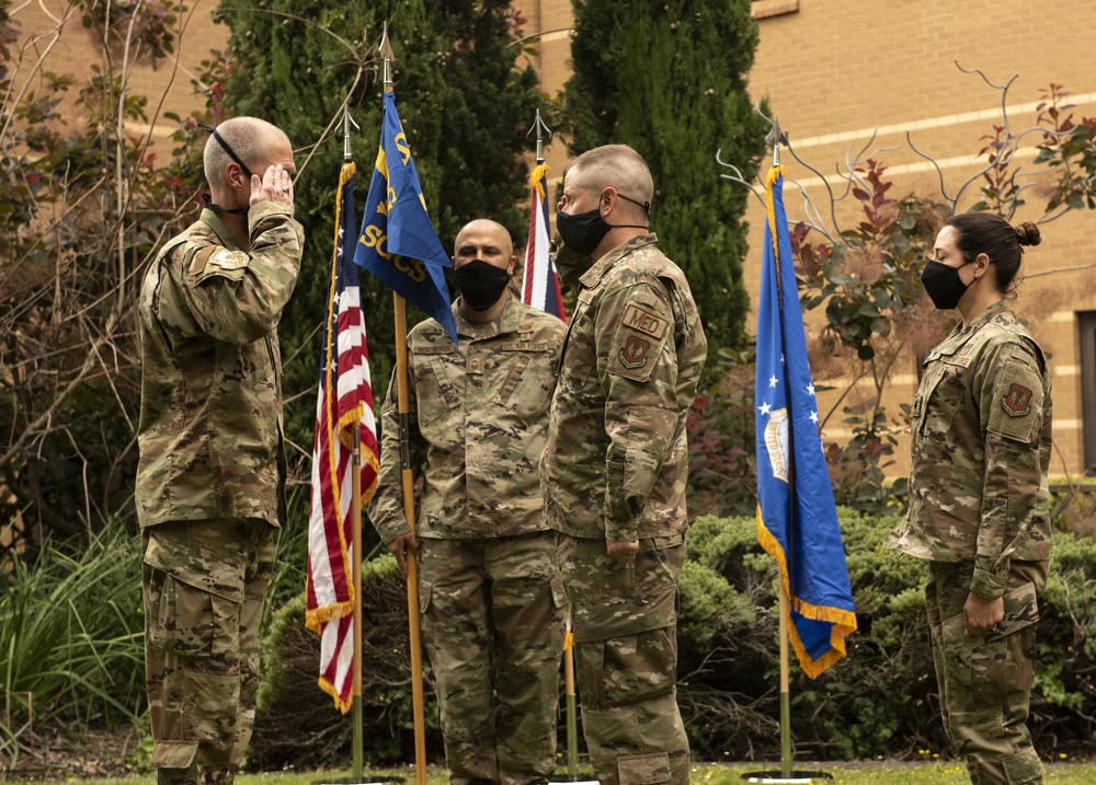 48th SGCS welcomes new squadron commander
