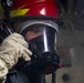 Sailors take part in fire fighting drills