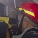 Sailors take part in fire fighting drills